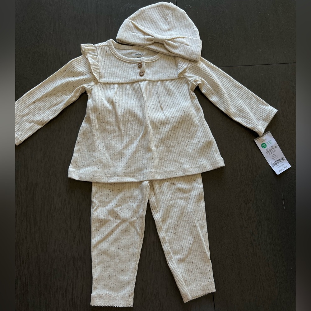 CARTERS 3 piece girls set